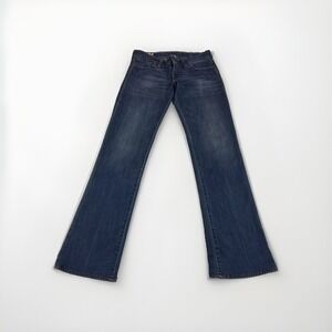 AG Adriano Goldschmied Dillan Jeans Womens Sz 30R Blue Bootcut Denim Pants 32x33